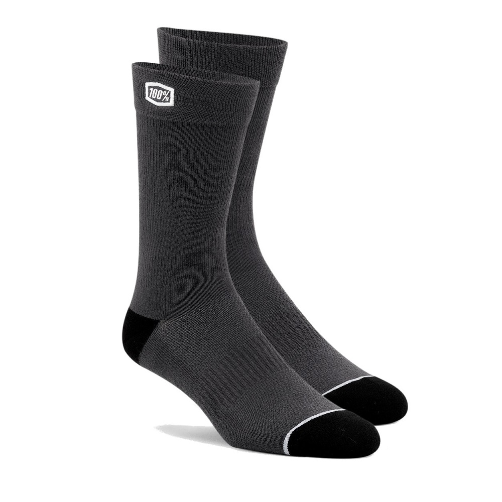 100% - SOCKS - SOLID CASUAL SOCKS - GREY